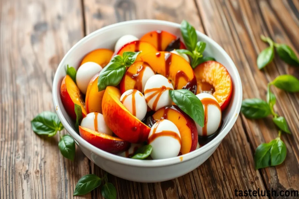 Peach Caprese Salad