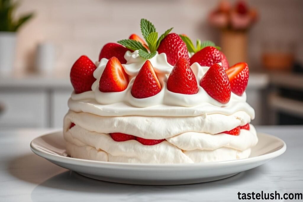 Strawberry Pavlova