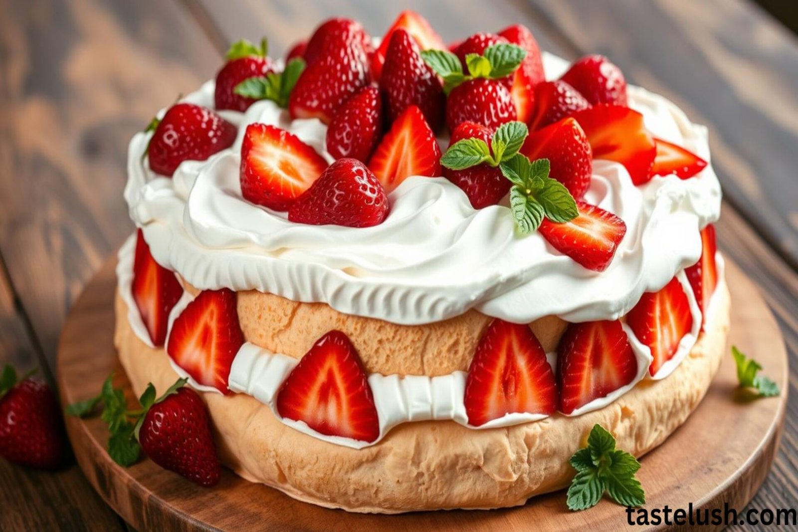 Strawberry Pavlova